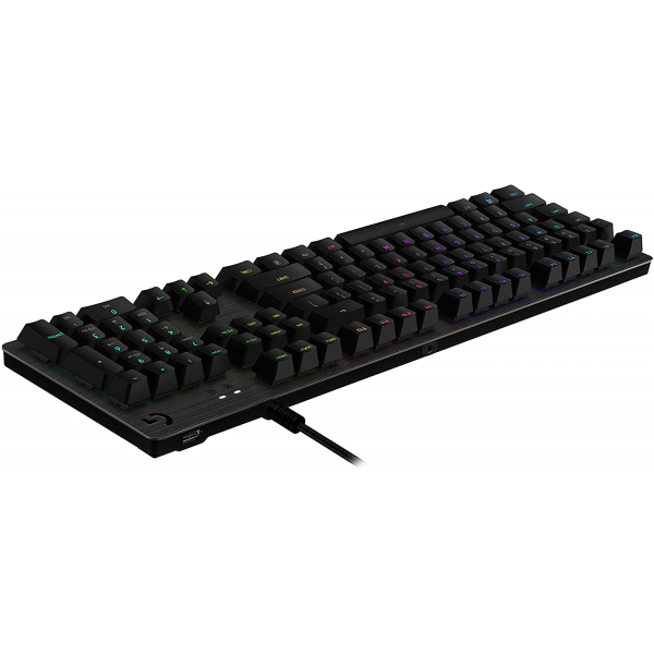 Logitech G513 Carbon LIGHTSYNC RGB Mechanical Gaming Keyboard with GX Blue Switches
