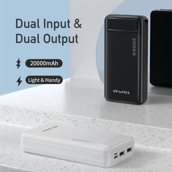 Awei P6K 20000mAh Portable Power Bank