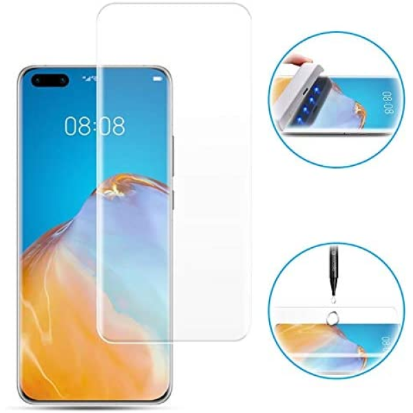 UV Full Glue Tempered Glass Protector for Huawei P40 Pro 