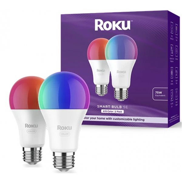 Roku  Smart Home Smart Bulb SE (Color) 2-Pack 