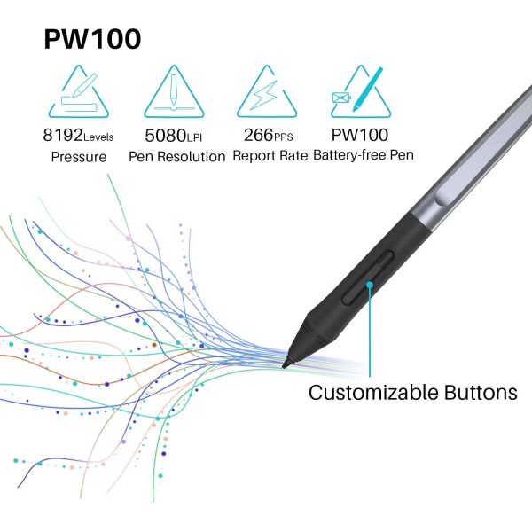 Huion HS64 Graphics Drawing Tablet 