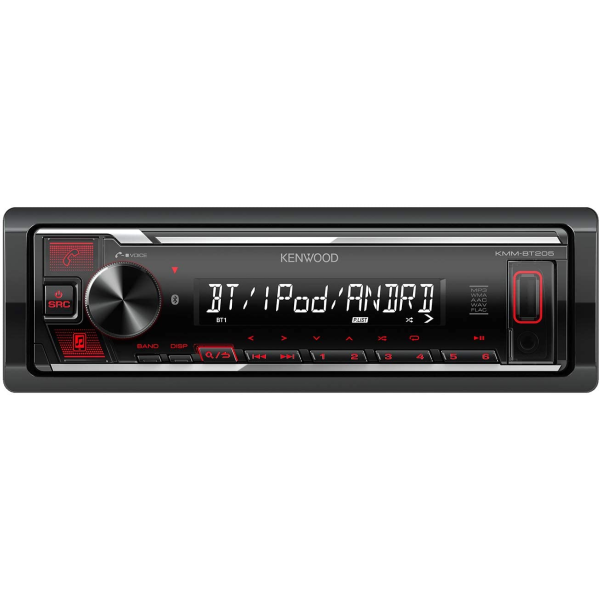 Kenwood KMM-BT205 Digital Media Receiver with Bluetooth & iPod Control