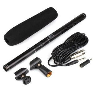 Panasonic Super Uni-directional Condenser Microphone & Boom Mic