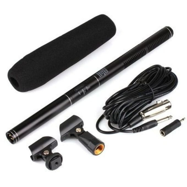 Panasonic Super Uni-directional Condenser Microphone & Boom Mic