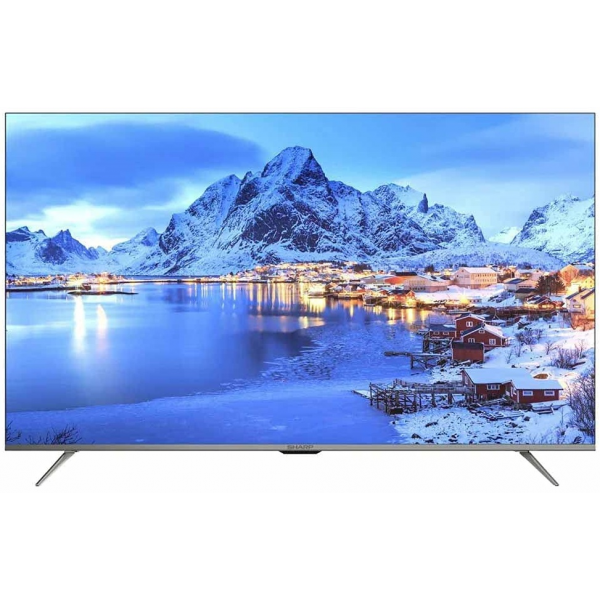 Sharp 55 Inch TV 4K UHD HDR LED Android TV - (4T-C55DL6NX)