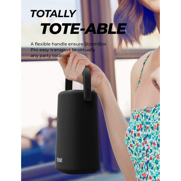 Tribit StormBox Pro 360° Portable Bluetooth Speaker - Black
