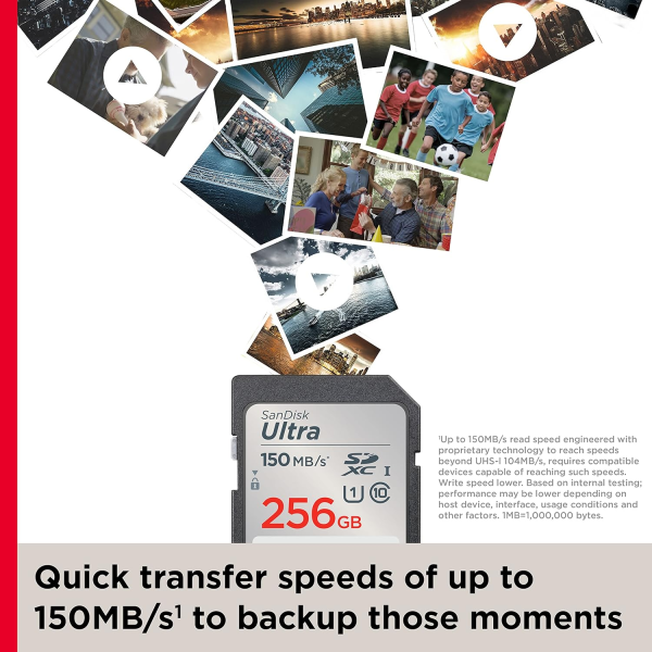 SanDisk Ultra UHS-I SDXC Memory Card 256GB