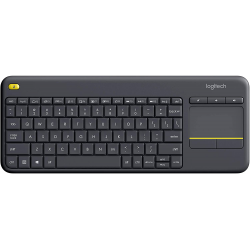 Logitech K400 Plus Wireless Living-room Keyboard with Touchpad Black 