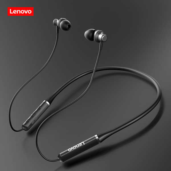 Lenovo XE05 Neckband Wireless Bluetooth Headset - Black 