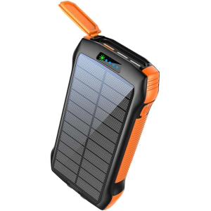 Promate SolarTank-10PDQi 10000mAh Solar Power Bank