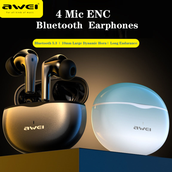 Awei T62 TWS Waterproof Wireless Earbuds 