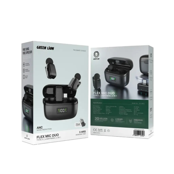 Green Lion Flex Mic Duo Wireless Microphone