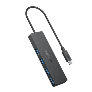 Anker USB-C to 4-Port USB 3.0 Hub with 5Gbps Data Transfer