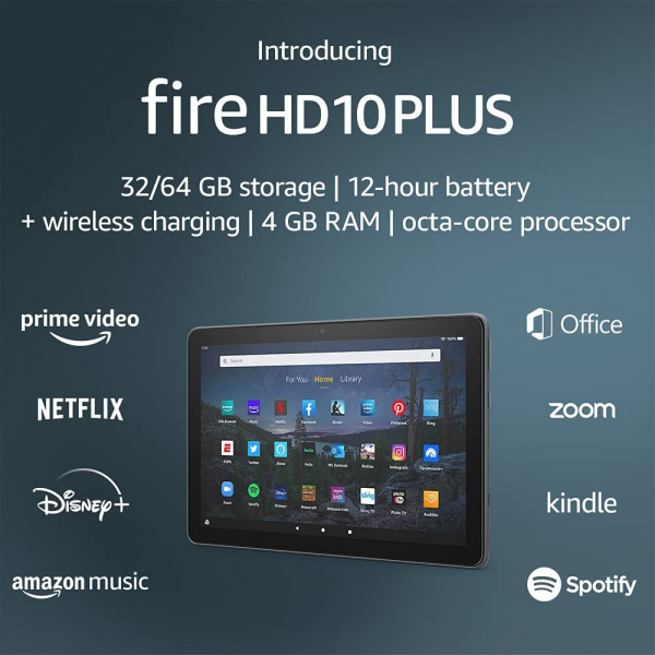 Amazon Fire HD 10 Plus Tablet 32GB 4GB RAM Wi-Fi