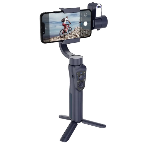 Porodo 3-Axis Ai Tracker & Light Gimbal Stabilizer - LFS035
