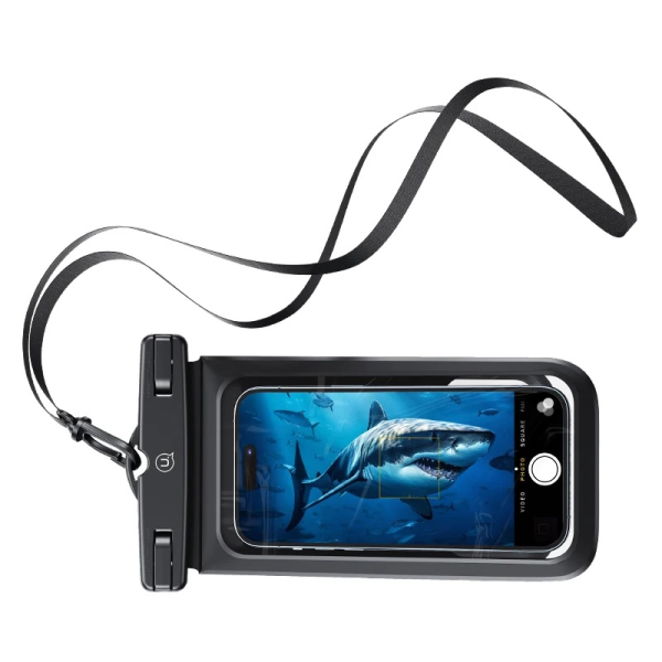 USAMS YD014 IP68 Waterproof Double-Space PVC Phone Pouch