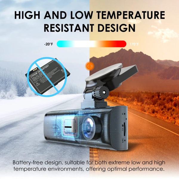 Rexing V1P Flex X4 4K WiFi Dual Dash Cam 