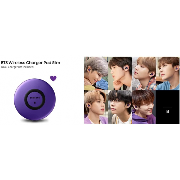 Samsung BTS Official Fast Wireless Charging Pad Slim 9W