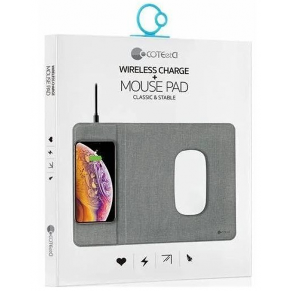 COTEetCI Wireless Charger with Mouse Pad Classic & Stable