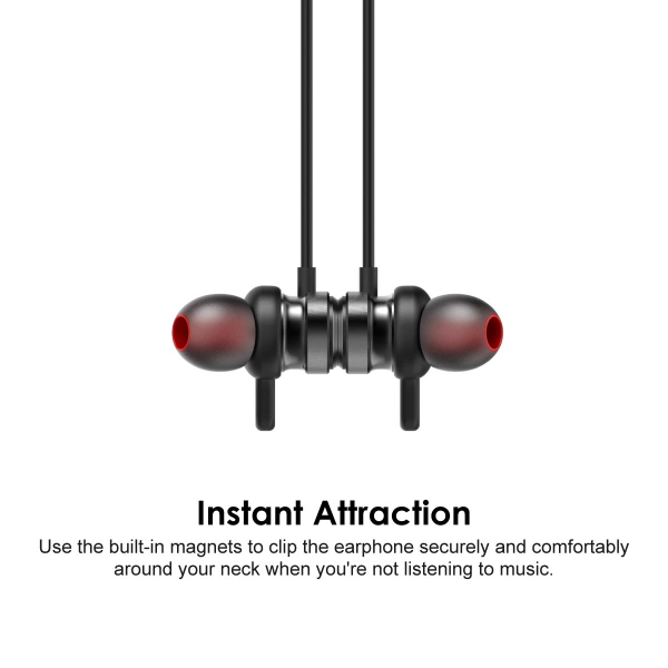 oraimo Necklace-2C in-Ear Neckband Wireless Bluetooth Headphones with Microphone 