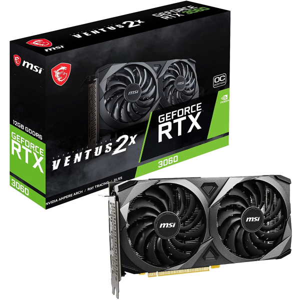 MSI Gaming GeForce RTX 3060 12GB 15 Gbps GDRR6 192-Bit HDMI