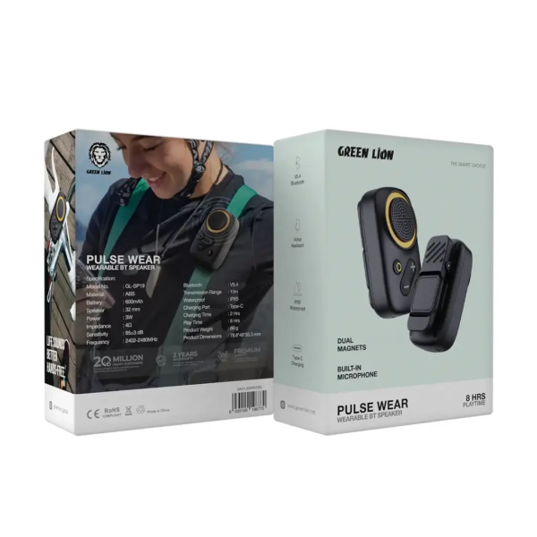 Green Lion Pulse Wear Wearable Bluetooth Speaker 