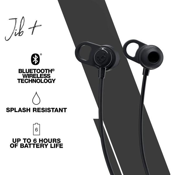 Skullcandy Jib+ Wireless In-Ear Earbud - Black 