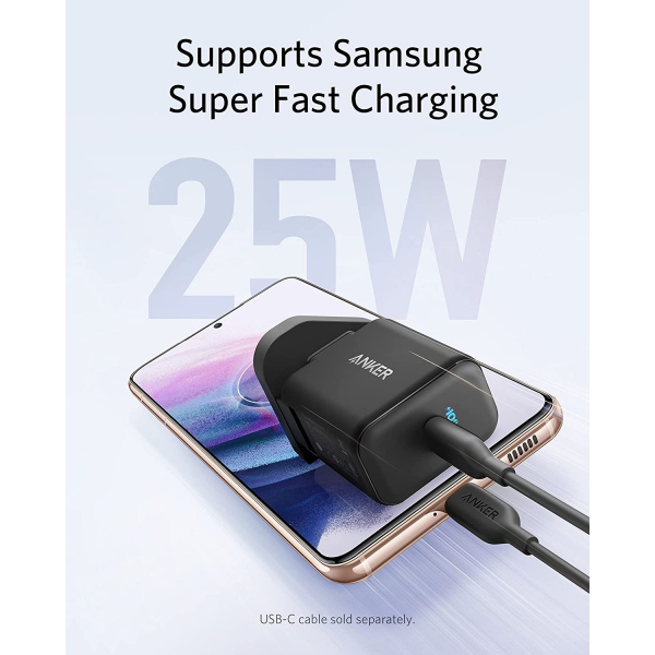 Anker PowerPort III 25W Pod USB C Charger for Samsung