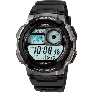 Casio AE-1000W-1BV Digital Resin Band Sports Watch 