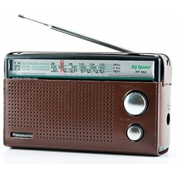 Panasonic RF-562DGC1-K - 3 Band Portable Radio  Brown