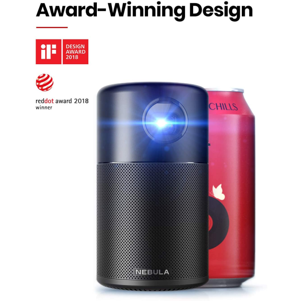 Anker Nebula Capsule, Smart Wi-Fi Mini Portable Projector