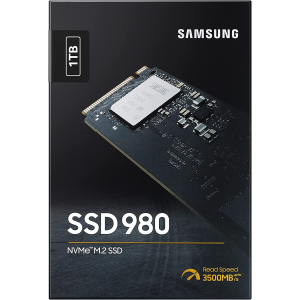 Samsung 1TB 980 PCIe 3.0 x4 M.2 Internal SSD