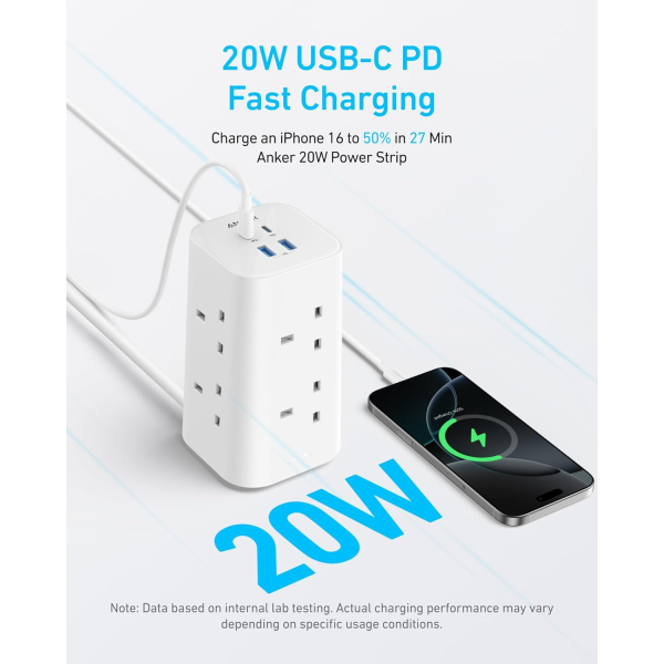 Anker 12-in-1 Multi-Device Power Strip Tower