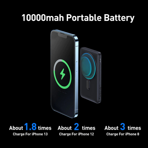 Baseus 10000mAh 20W Magnetic Bracket Wireless Power Bank