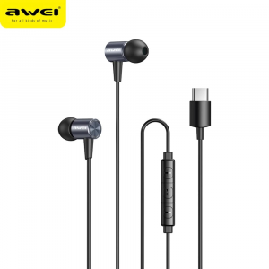 AWEI TC-2 Bass Sound Type-C  In-Ear Sport Earphones With mic