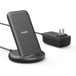 Anker PowerWave II Stand, Qi-Certified 15W Max Fast Wireless Charging Stand