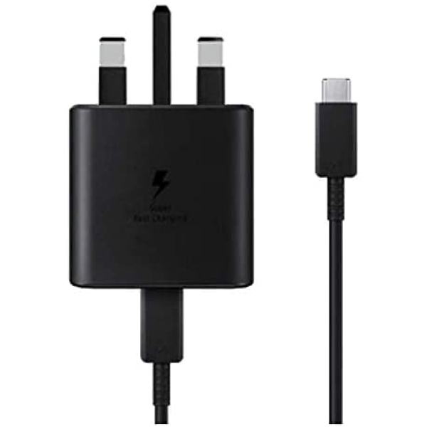 Samsung 45W UK Plug Travel Adapter with USB type C Cable