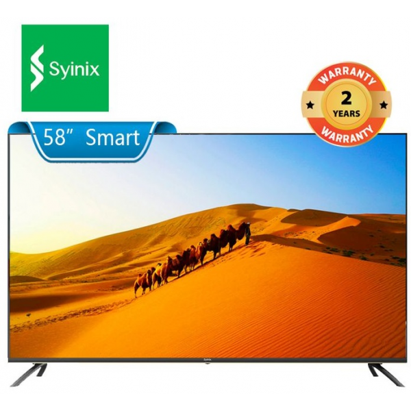 Syinix 58A1S 58 inch 4K UHD Smart Frameles Android LED TV 