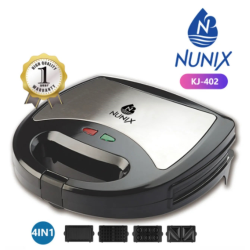 Nunix 4 In 1 Toaster & Sandwich Maker KJ-402 