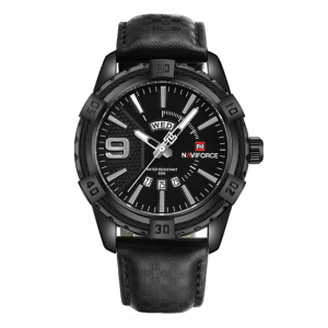 NaviForce NF9117L Date/Day Function Analog Watch – Black
