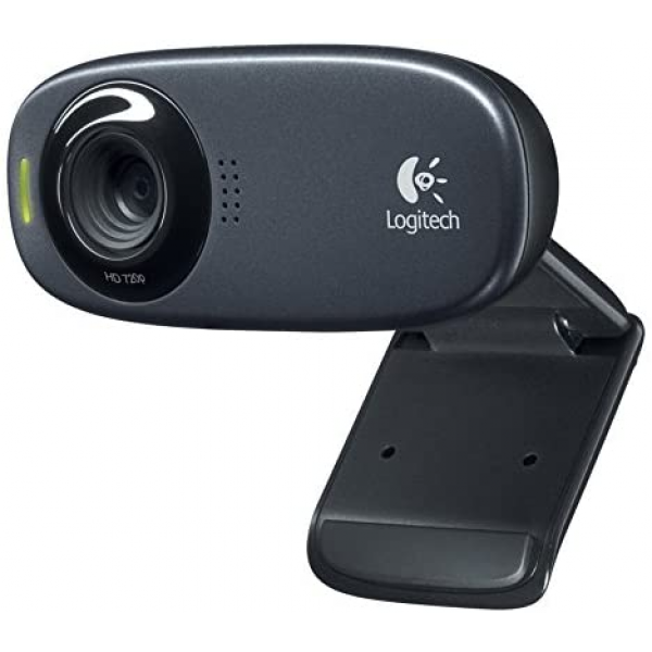 Logitech HD C310 Portable Webcam, 5MP, Black
