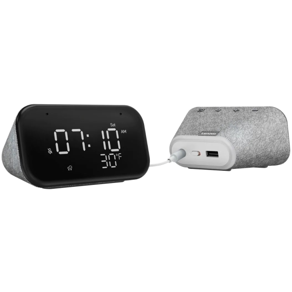 Lenovo Smart Clock Essential - Soft Touch Gray