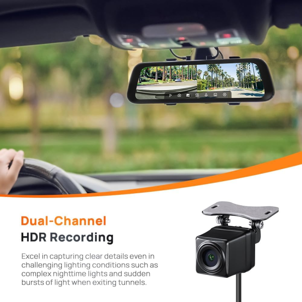 70mai Rearview Dash Cam S500 Front + Rear