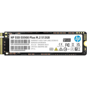 HP EX900 Plus 512GB NVMe PCIe M.2 Internal SSD