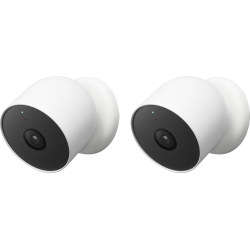 Google Nest Cam Battery 1080P Indoor/Outdoor - 2 Pack