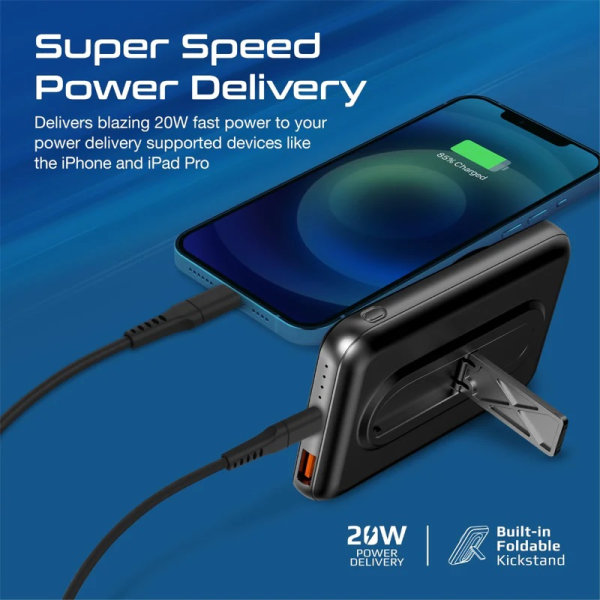 Promate PowerMag-10Pro SuperCharge MagSafe Wireless Power Bank