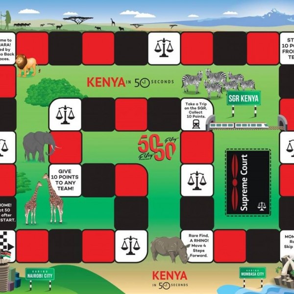 50 (Fifty) - 50 (Fifty) Kenyan Board Game