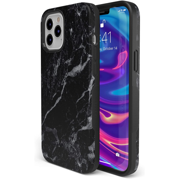 Casely Classic Black Marble Case for iPhone 13 Pro Max , 13 Pro, 13