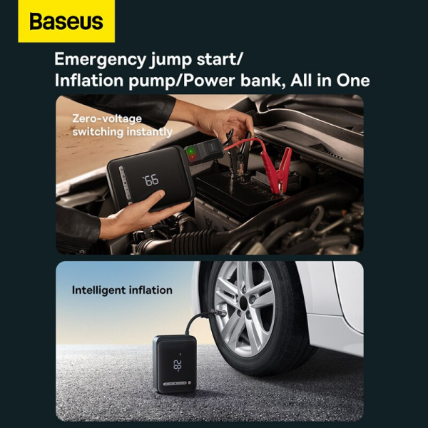 Baseus Super Energy 2-in-1 Jump Starter & Inflator (1000A)