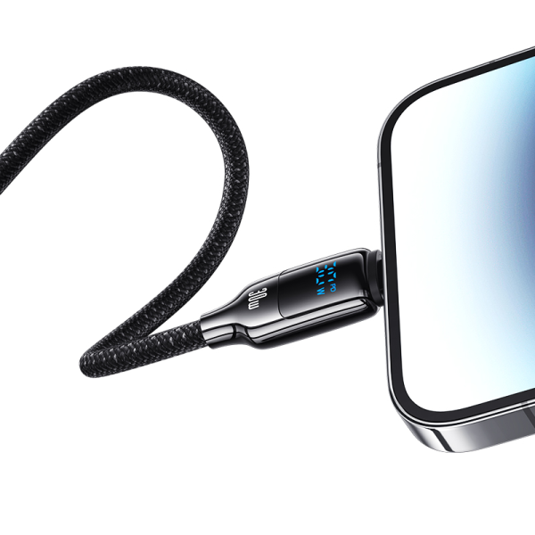 USAMS USB-C To Lightning Braided Cable 30W - 1M